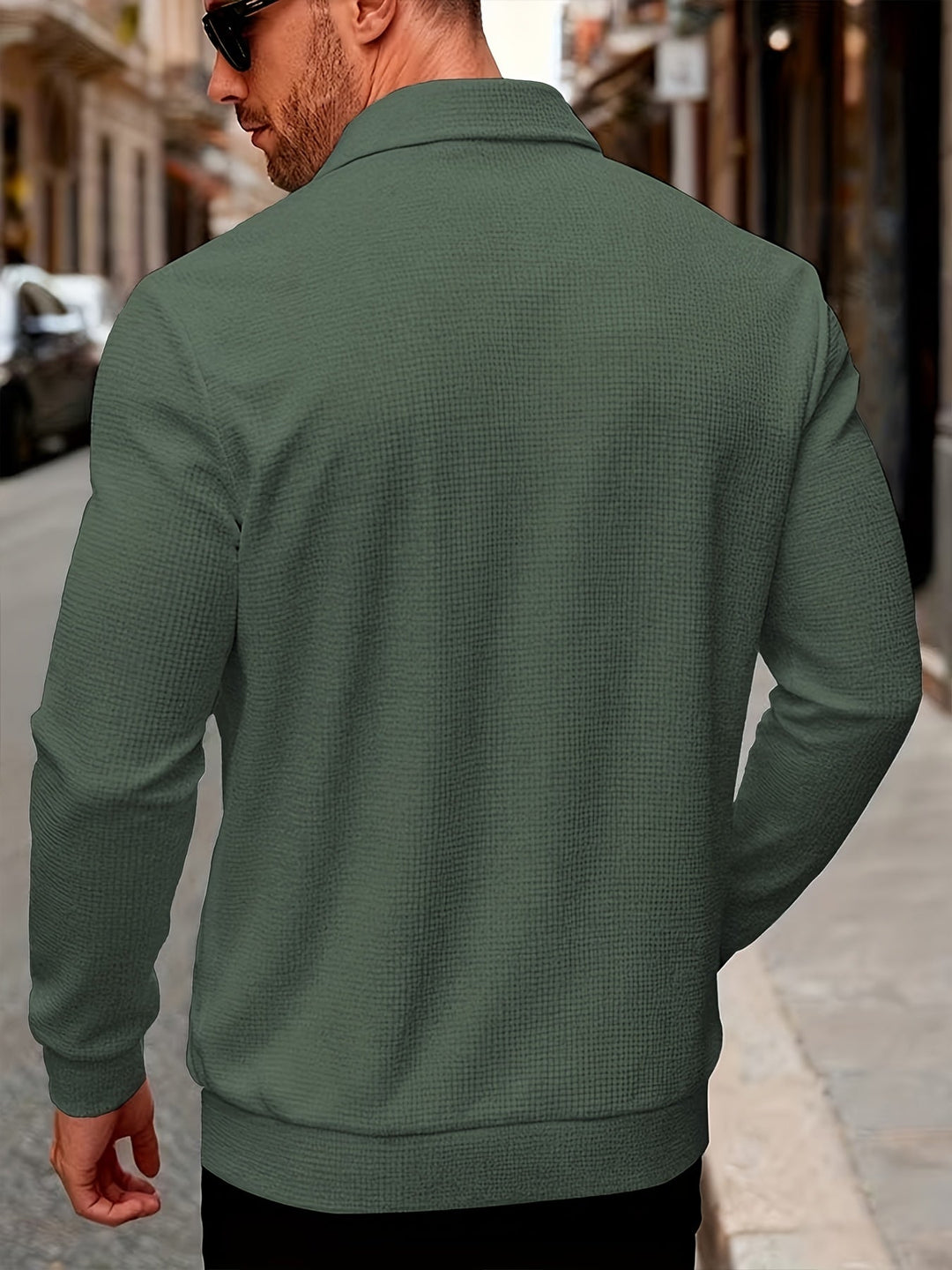 Camden | Textured Button-Front Overshirt Jacket