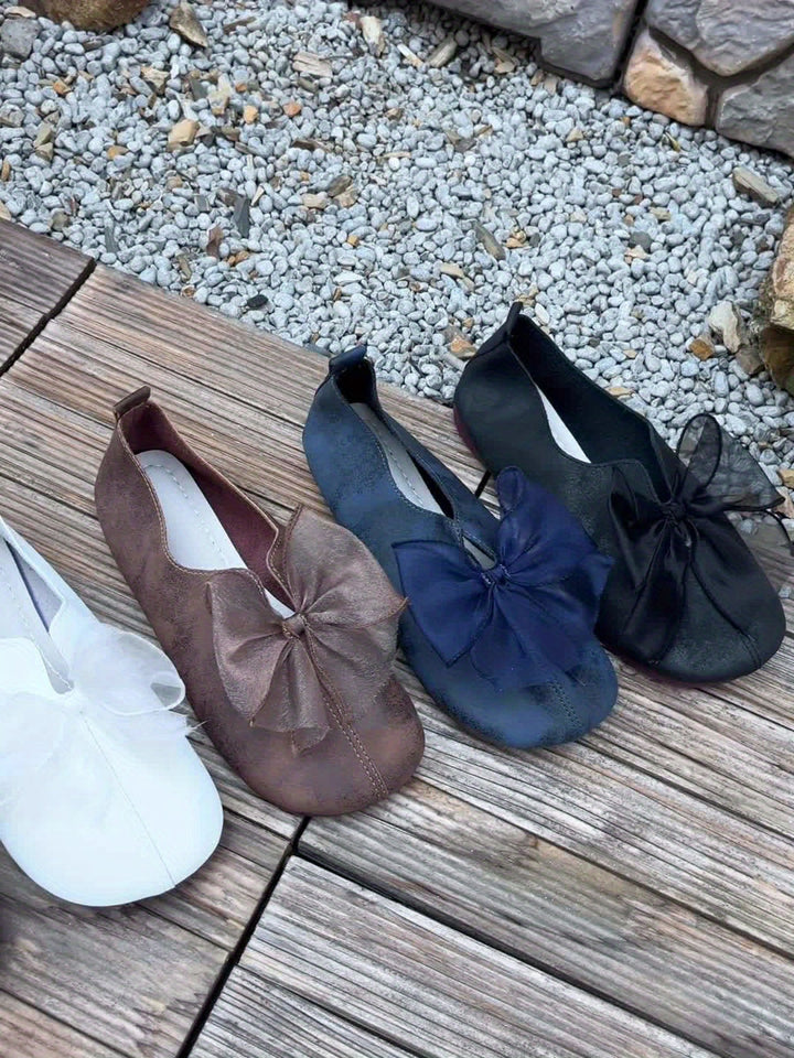 Charlotte | Bow Accent Comfort Loafers