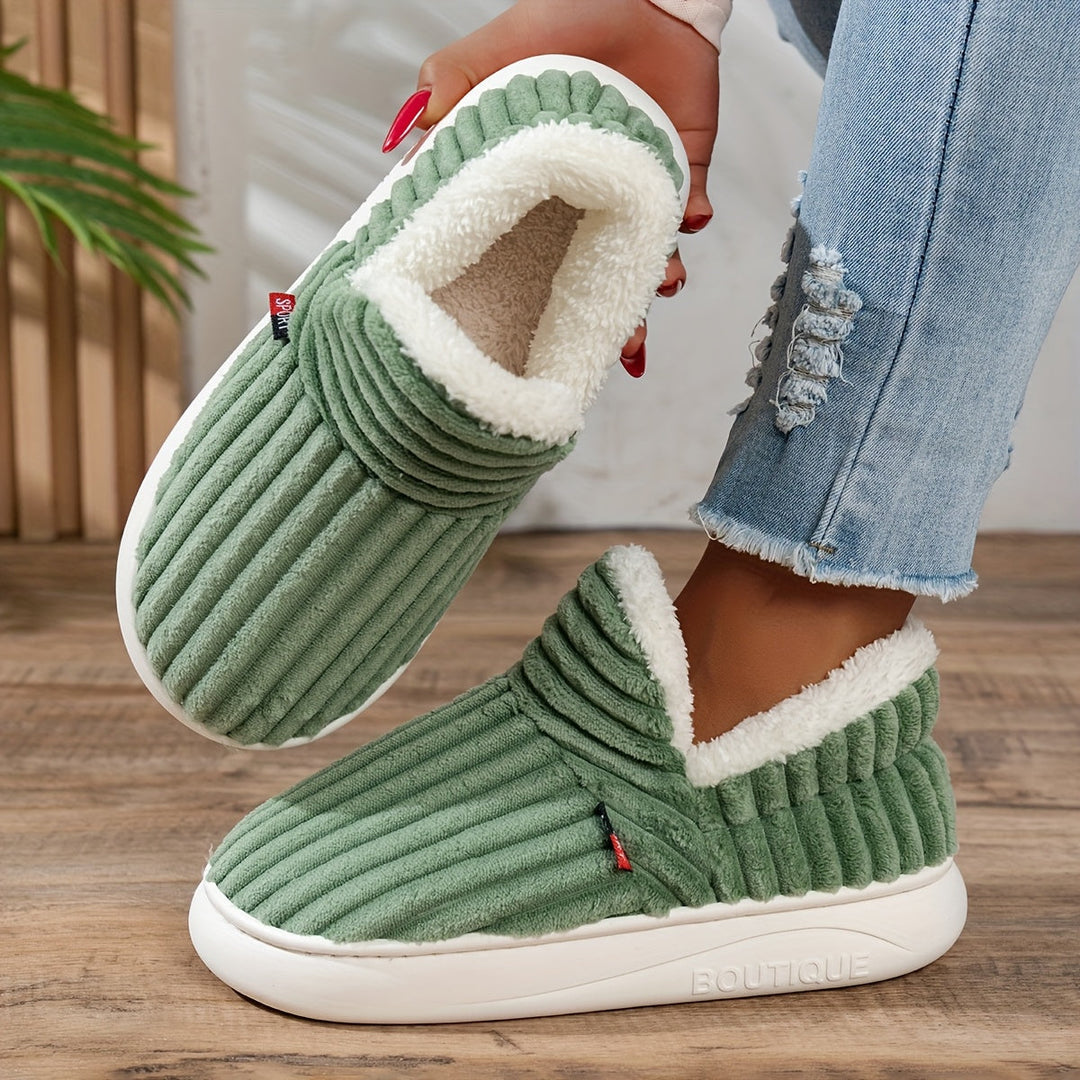Avery | Soft Plush Indoor Slippers