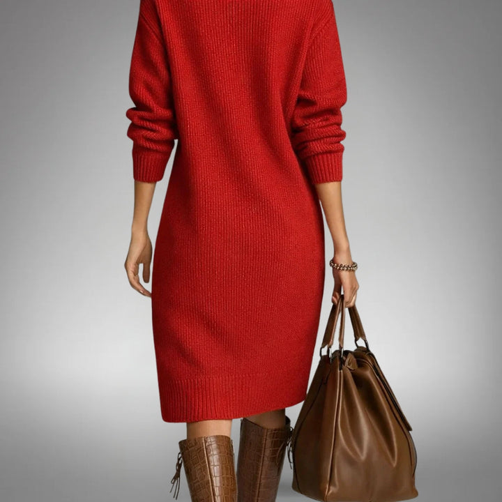 Charlotte | Elegant Knit Midi Dress