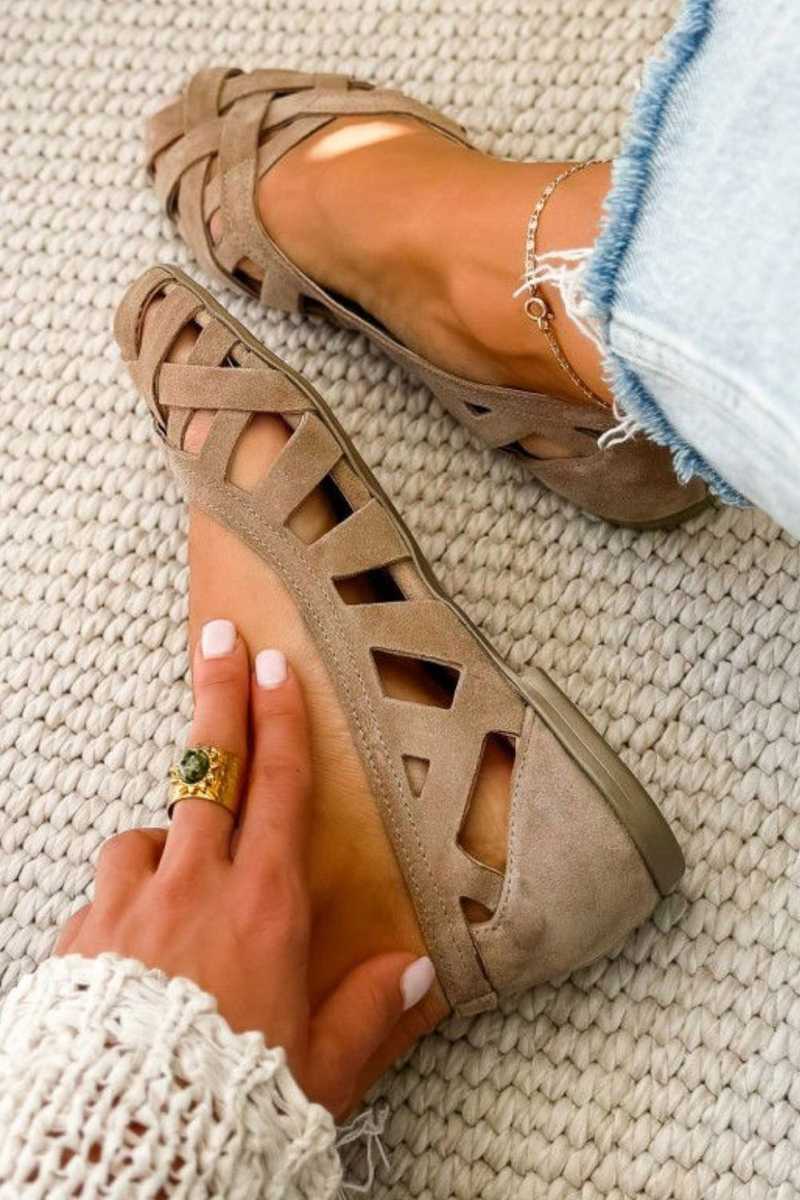 Alice | Woven Crisscross Sandals