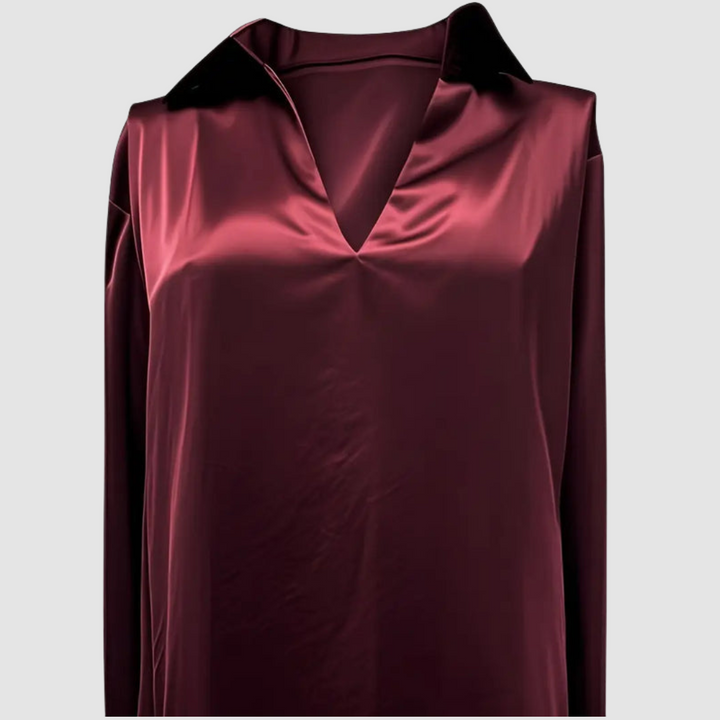 Astrid | Elegant Satin Blouse
