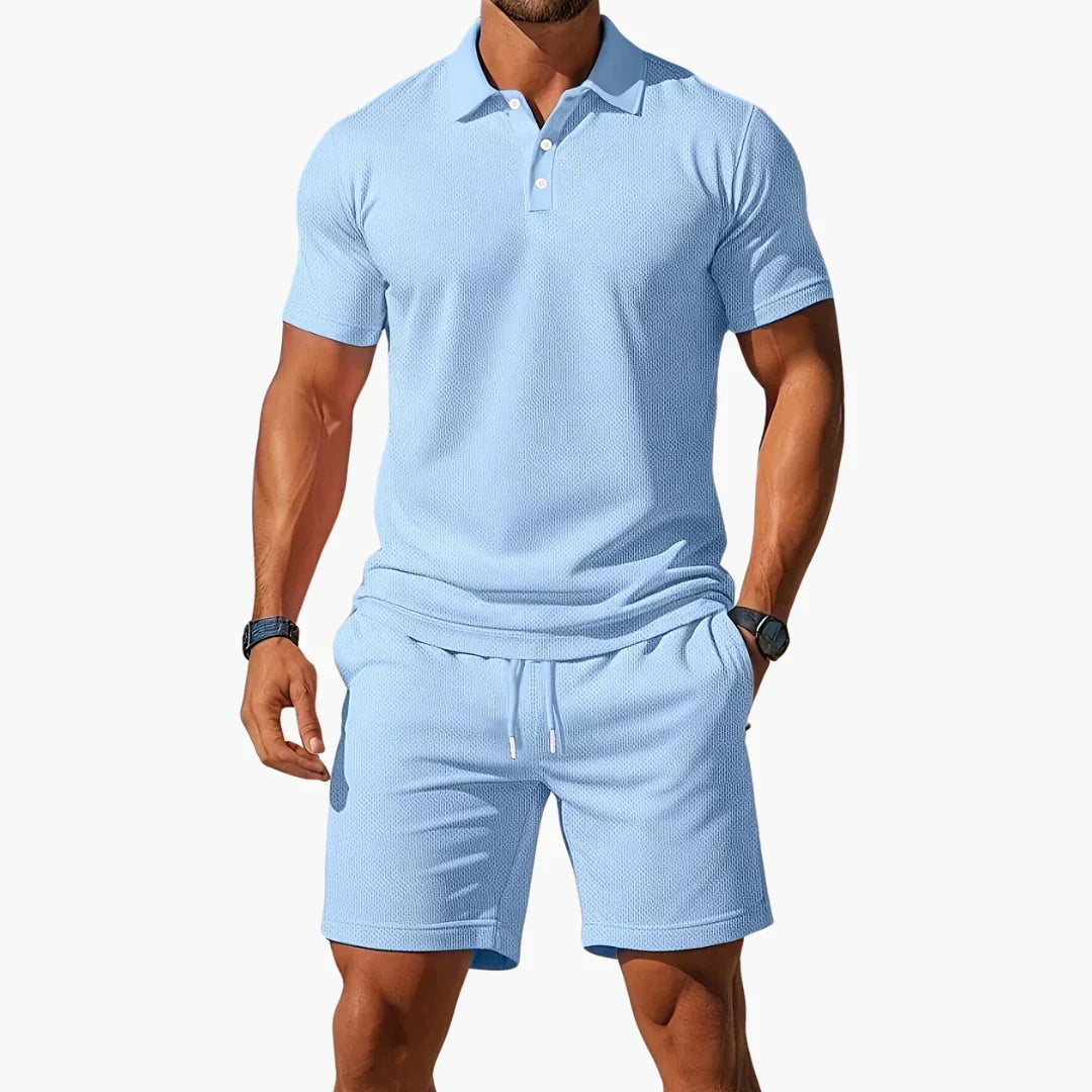 Connor | Summer Polo & Shorts Set