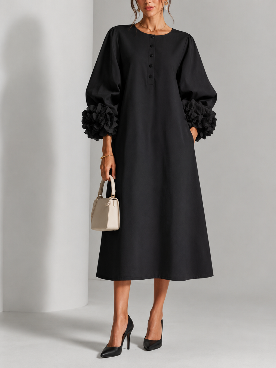 Ariella | Chic Floral Sleeve Dress