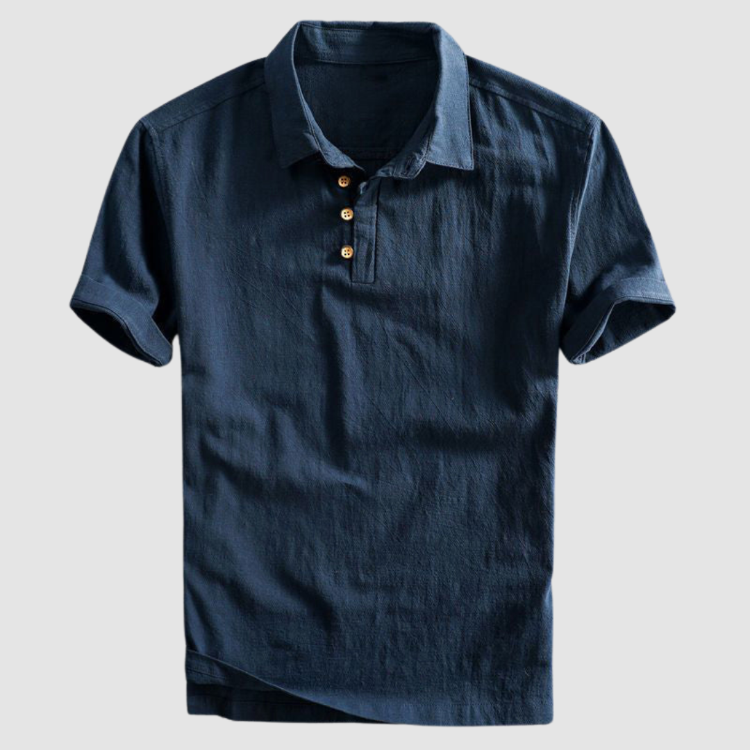 Axel | Linen Polo