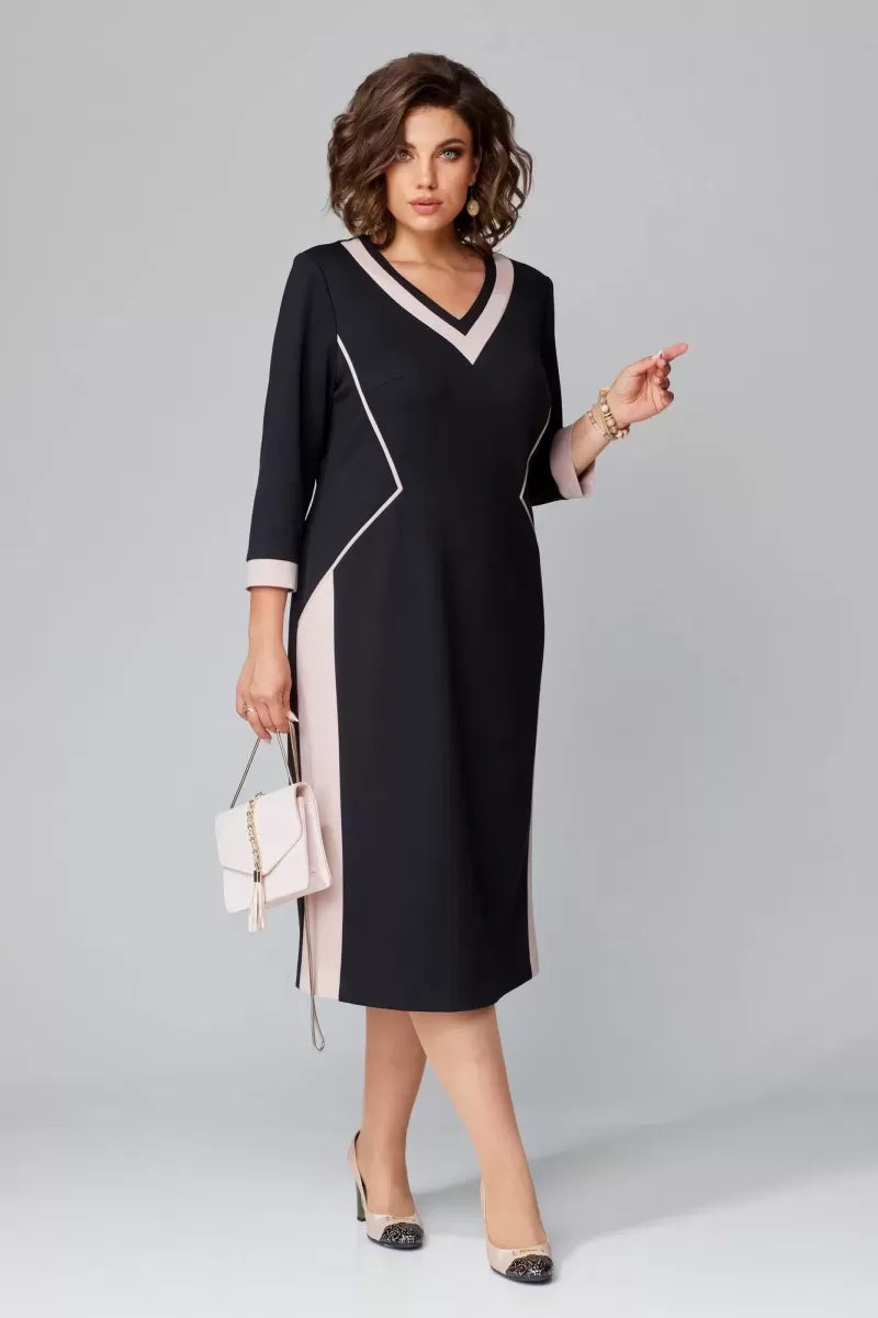 Alexa | Elegant V-neck dress