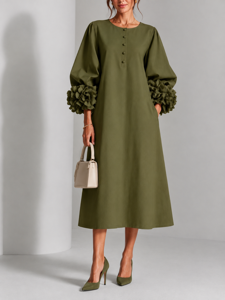 Ariella - Chic Floral Sleeve Dress