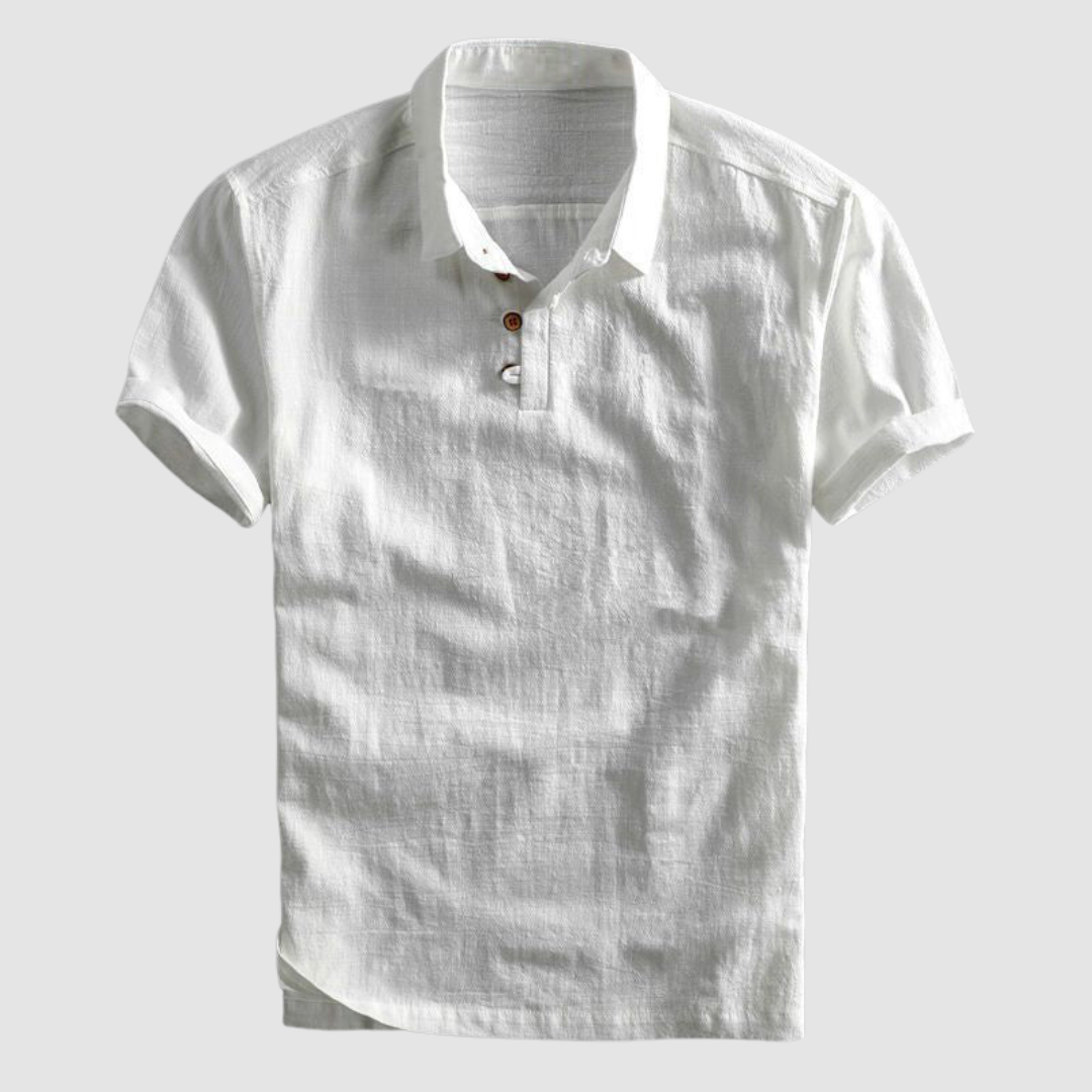 Axel | Linen Polo