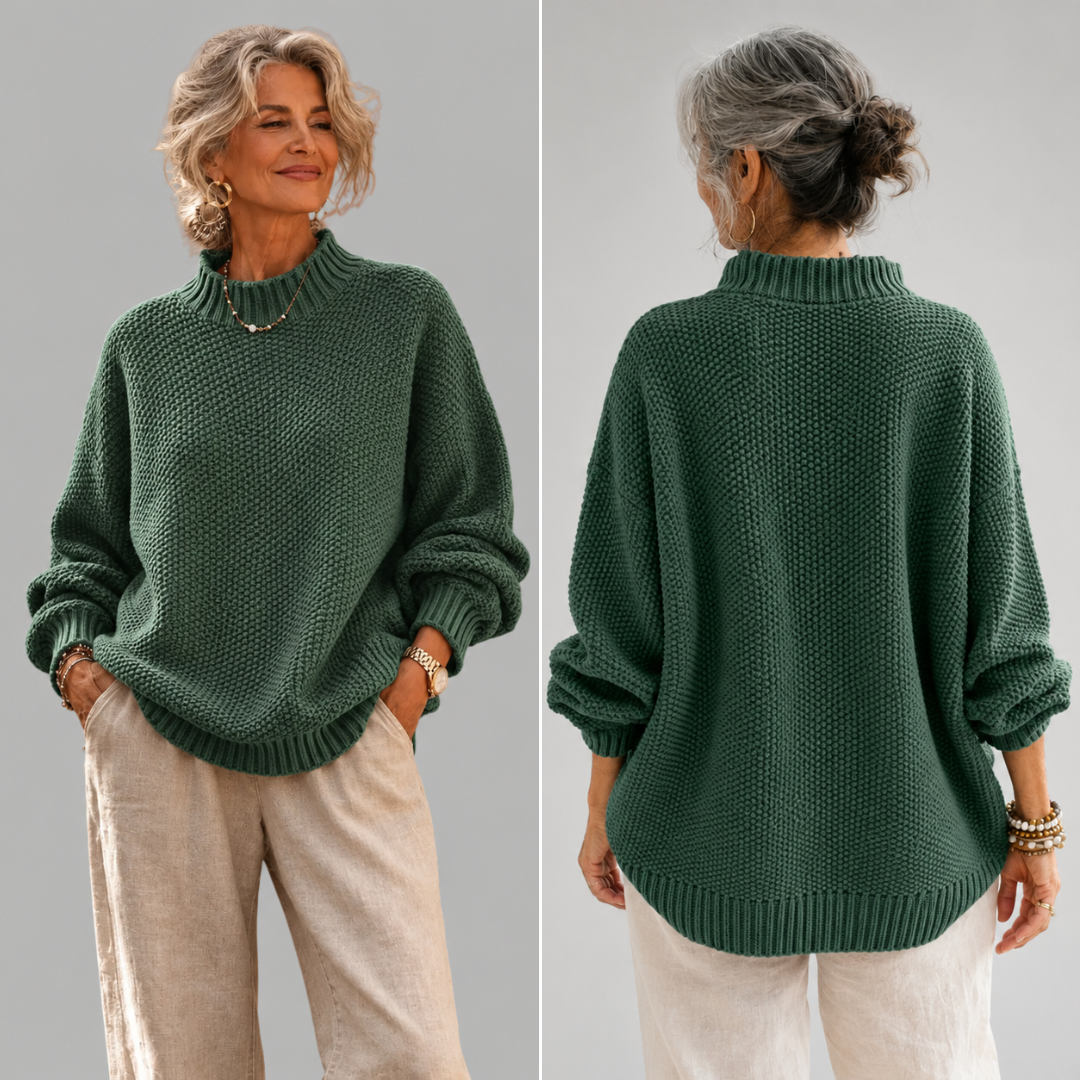 Barbara | Relaxed Textured Knit Sweater