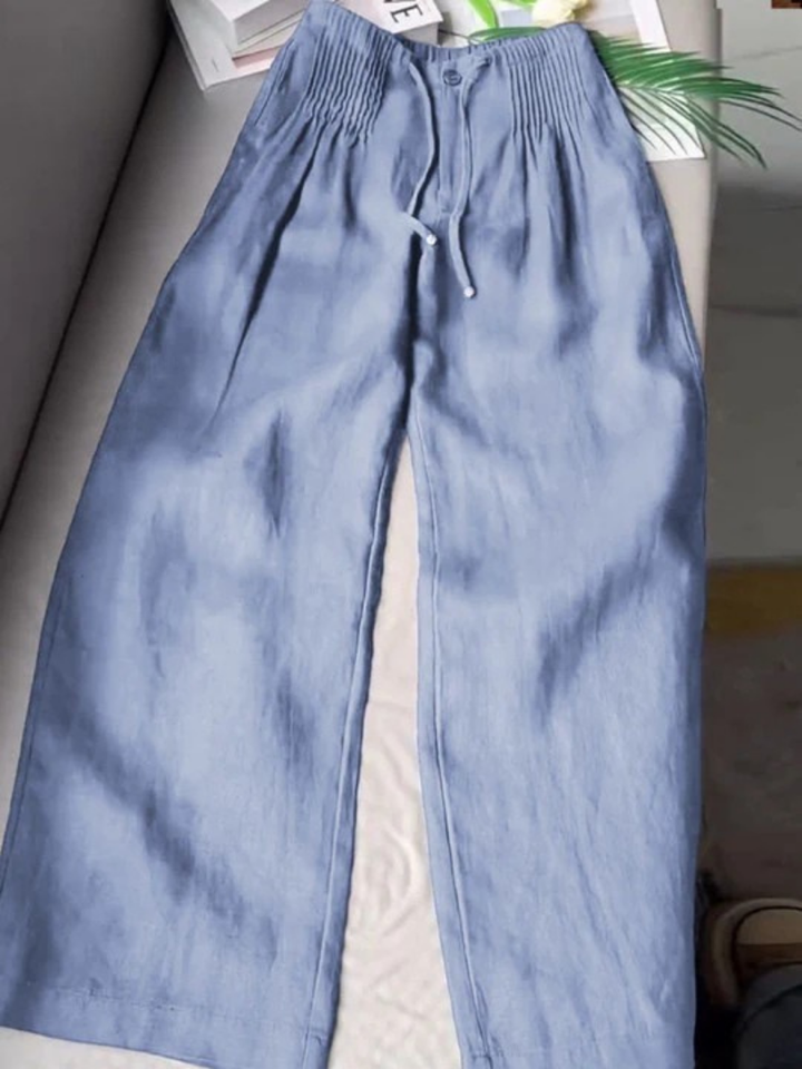 Bria | Elegant Wide Leg Lace Pants