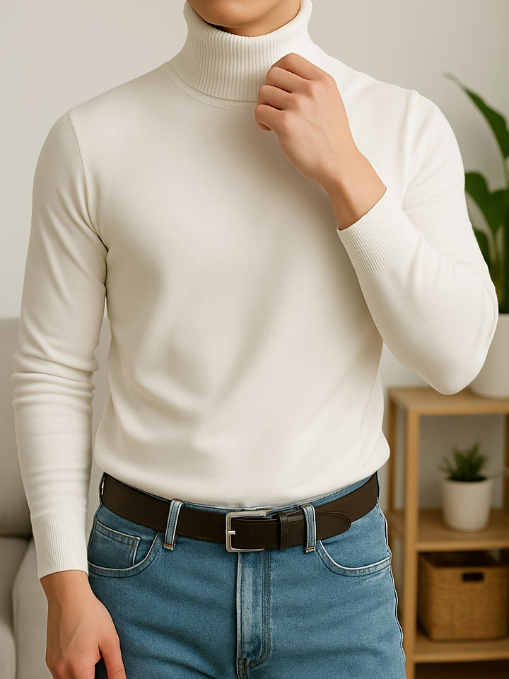 Callum | Classic High-Neck Sweater