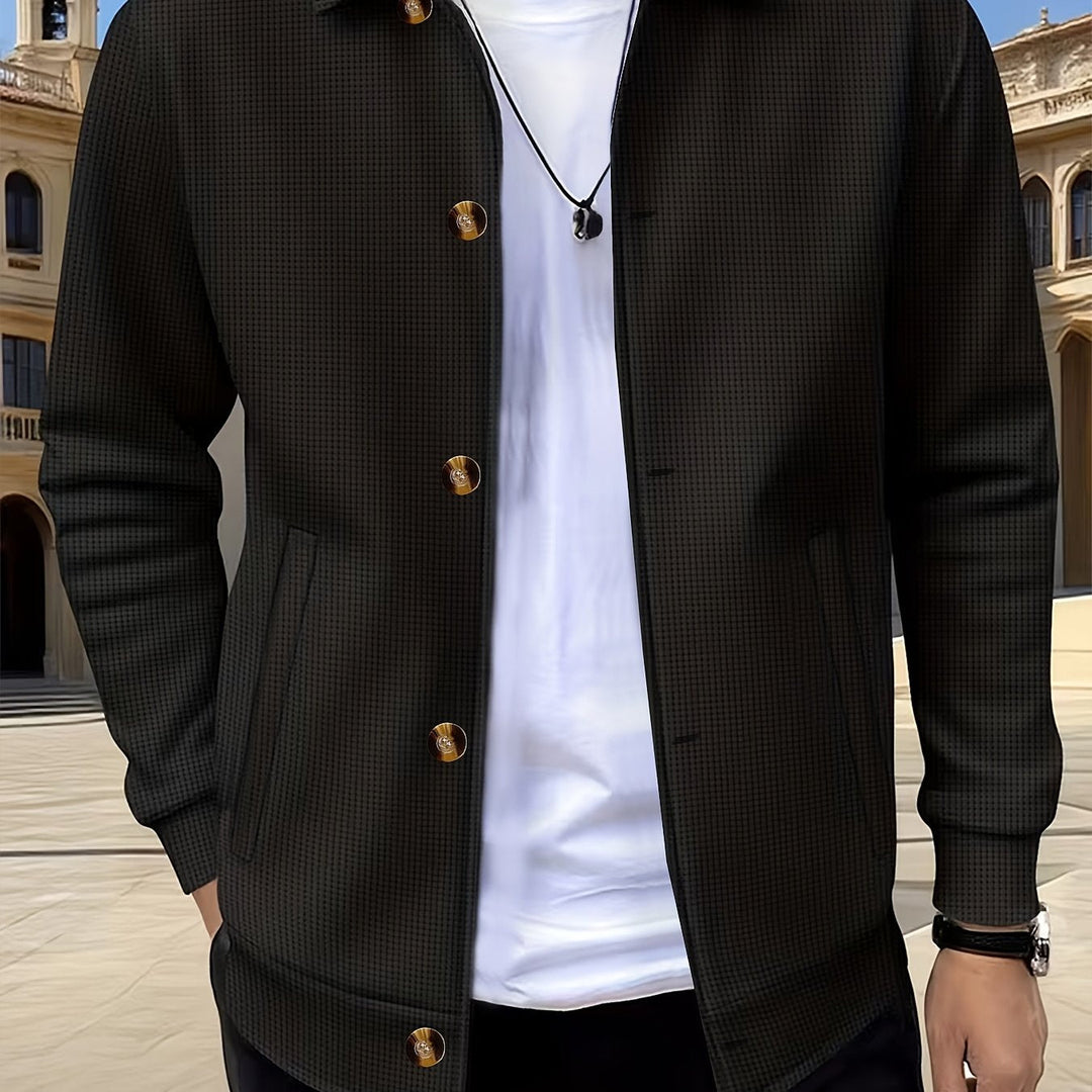 Camden | Textured Button-Front Overshirt Jacket