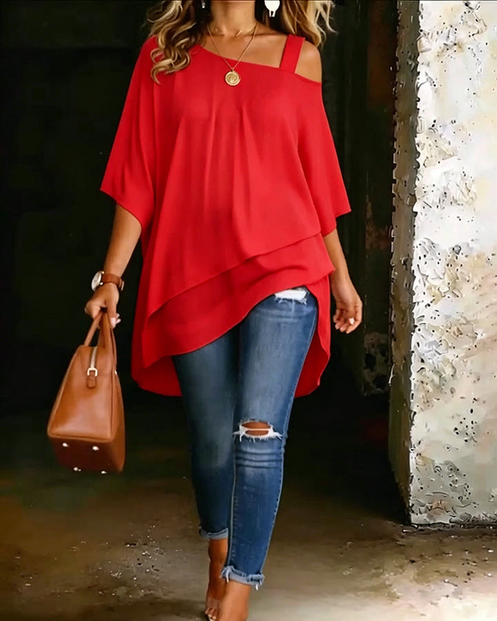 Amiyah | Asymmetric Blouse
