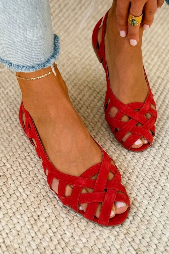 Alice | Woven Crisscross Sandals