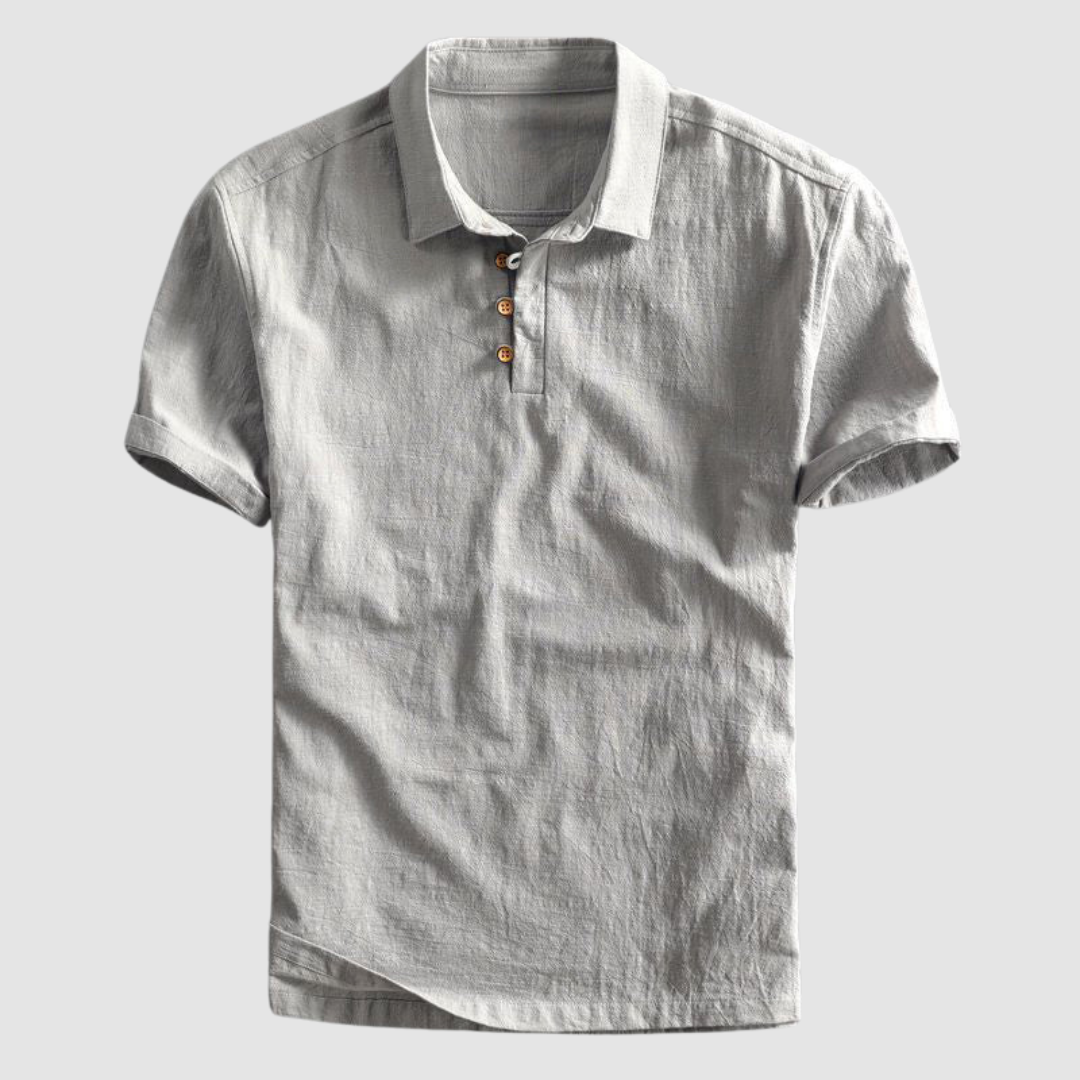Axel | Linen Polo