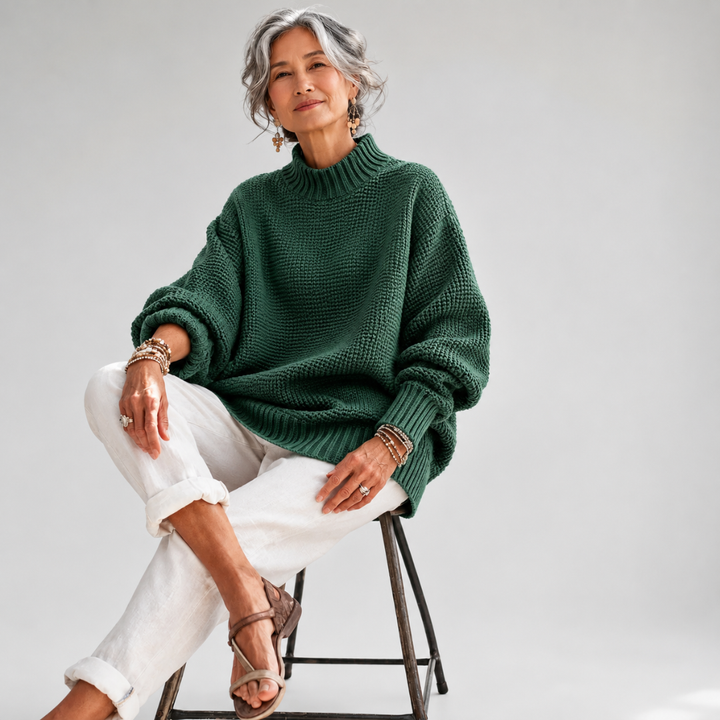 Barbara | Relaxed Textured Knit Sweater