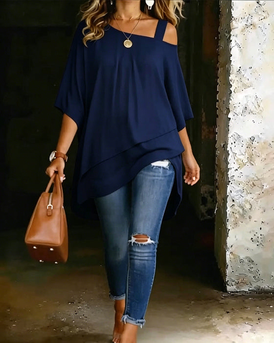 Amiyah | Asymmetric Blouse