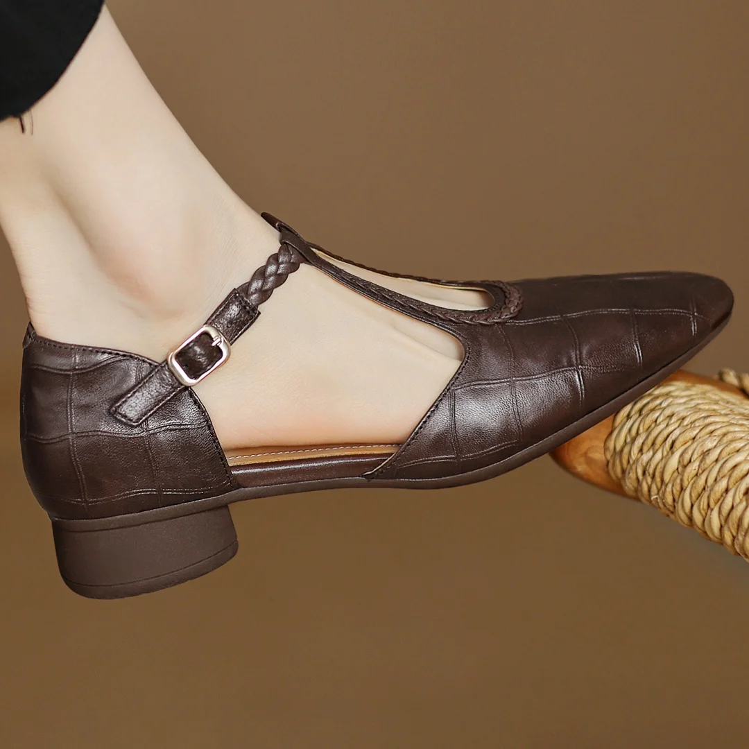 Charlotte | Classic Premium Strap Shoes
