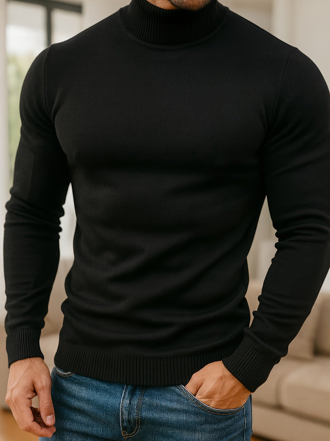 Callum | Classic High-Neck Sweater