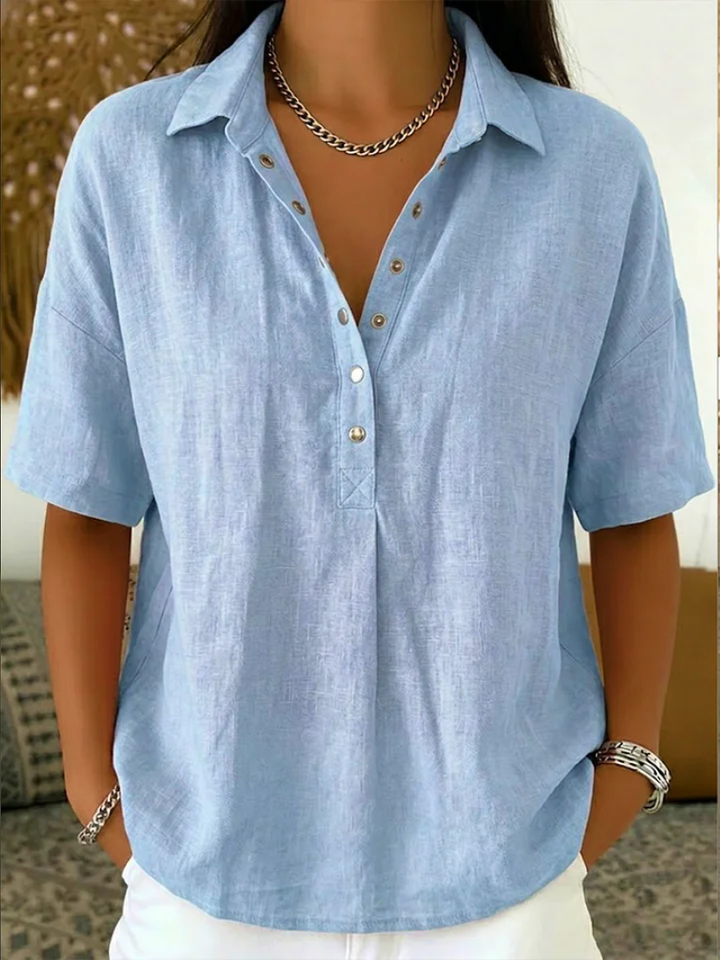 Bianca | Casual Button-Up Collar Shirt