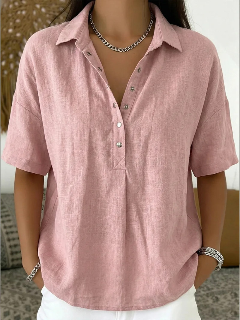 Bianca | Casual Button-Up Collar Shirt