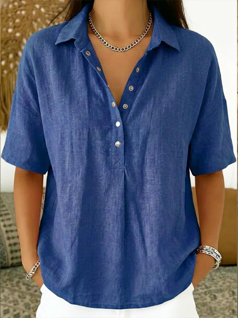 Bianca | Casual Button-Up Collar Shirt