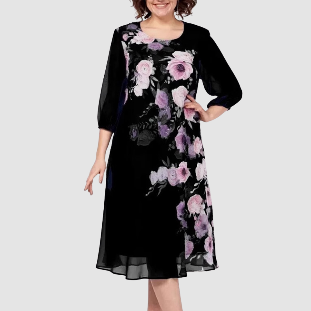 Allison | Elegant Floral Dress