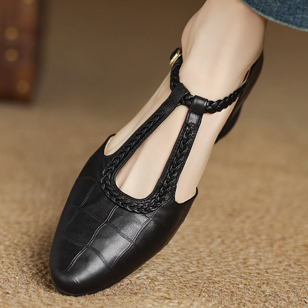 Charlotte | Classic Premium Strap Shoes