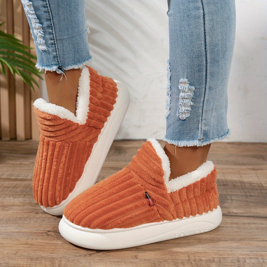 Avery | Soft Plush Indoor Slippers
