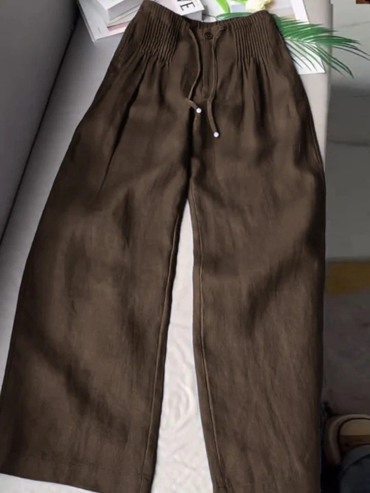 Bria | Elegant Wide Leg Lace Pants