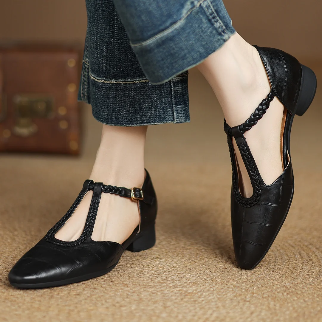 Charlotte | Classic Premium Strap Shoes