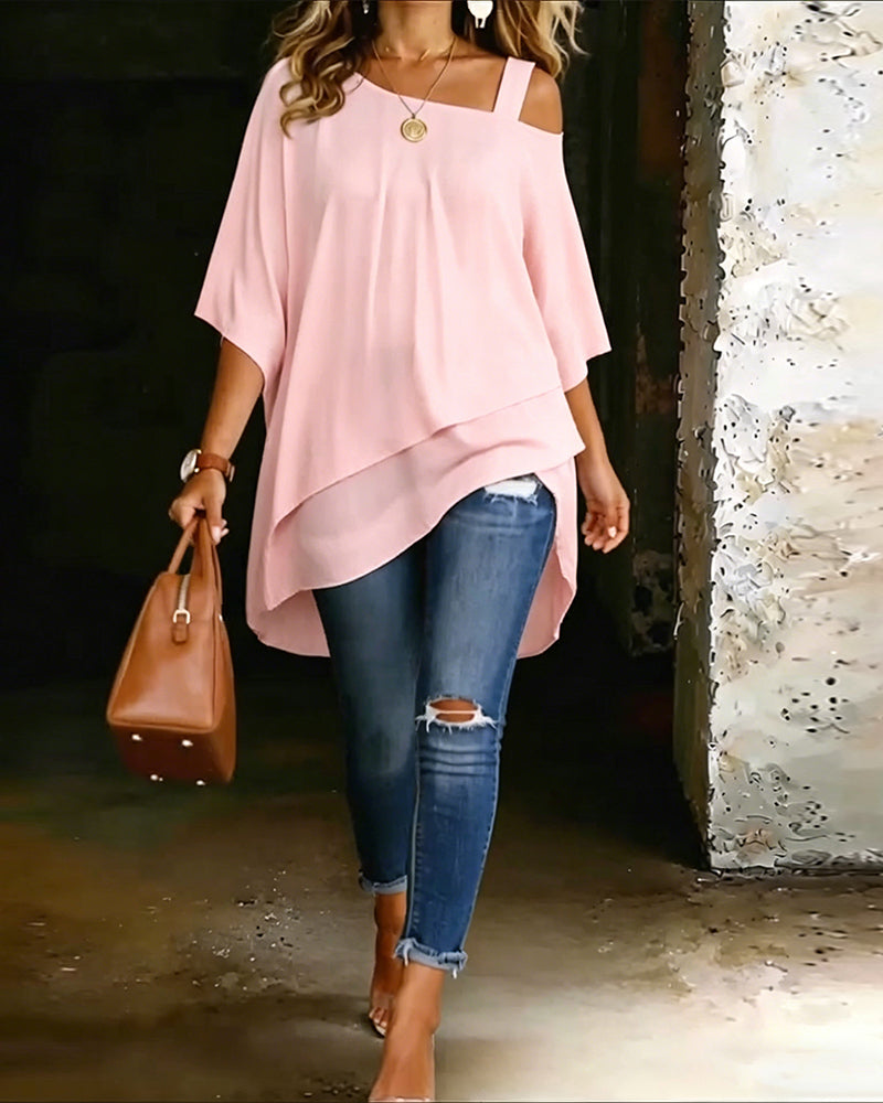 Amiyah | Asymmetric Blouse