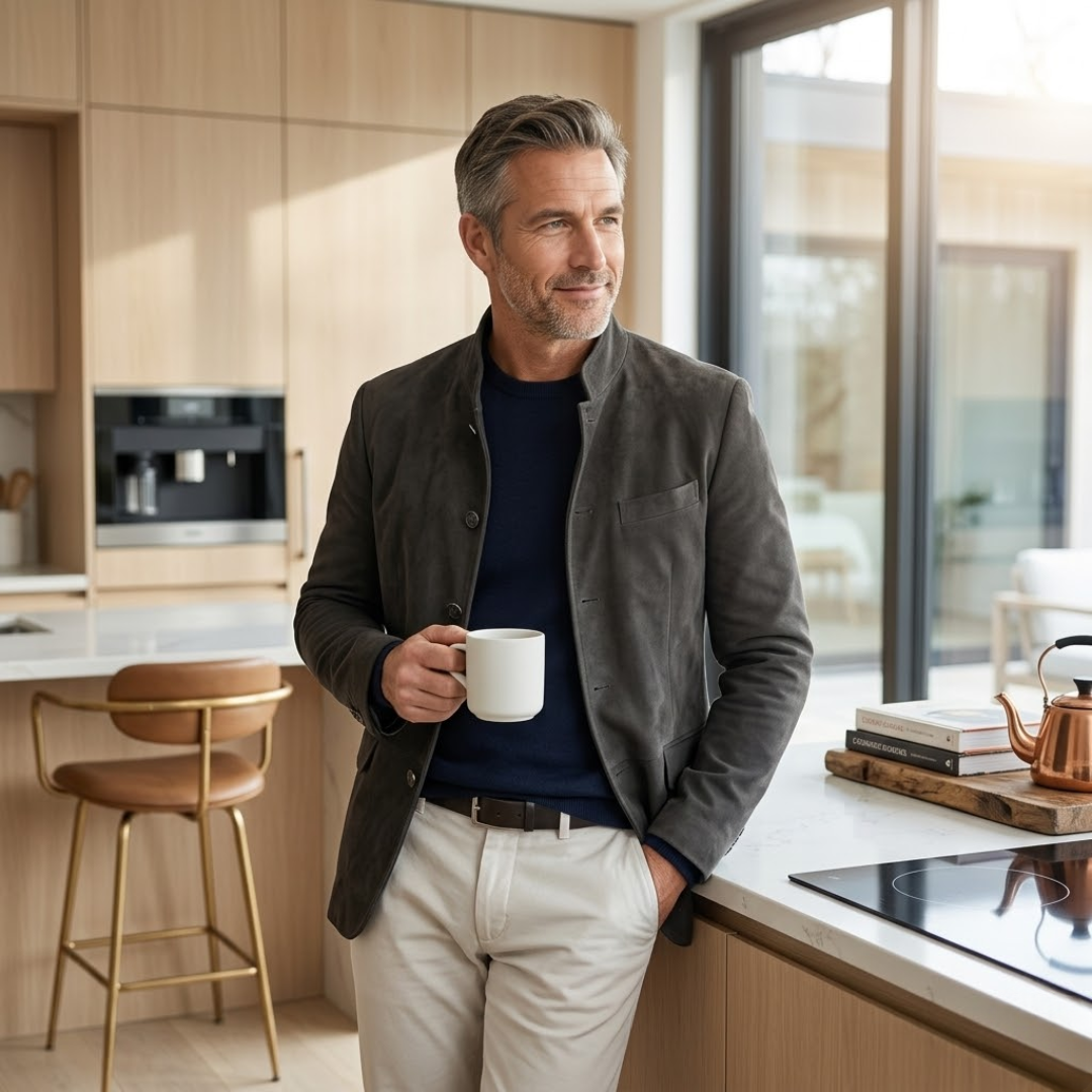 Adrian | Casual Modern Button Cardigan