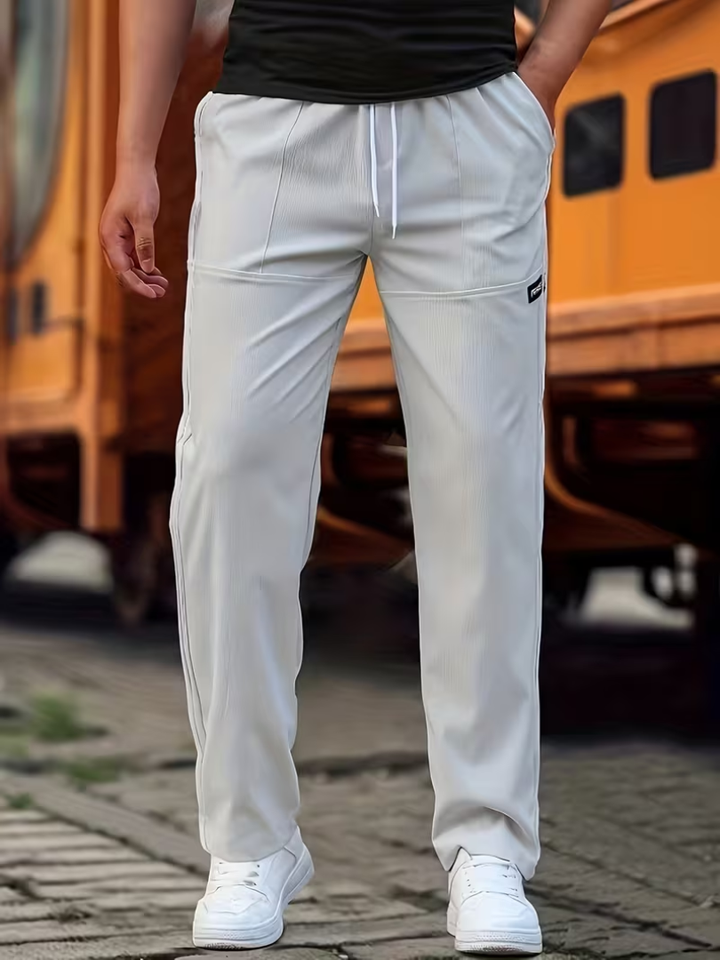Calder | Casual Lightweight Straight-Leg Pants