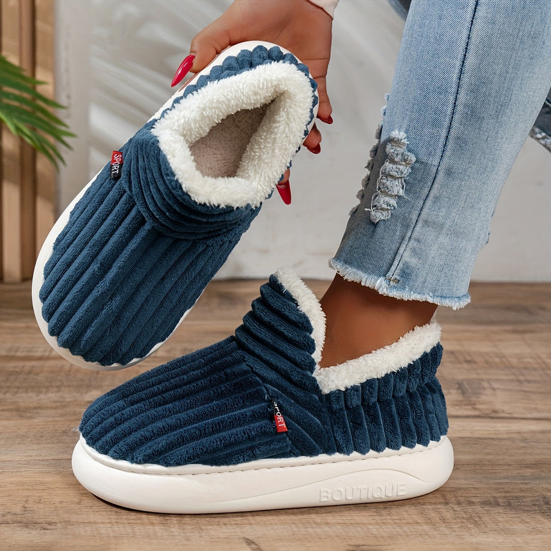 Avery | Soft Plush Indoor Slippers