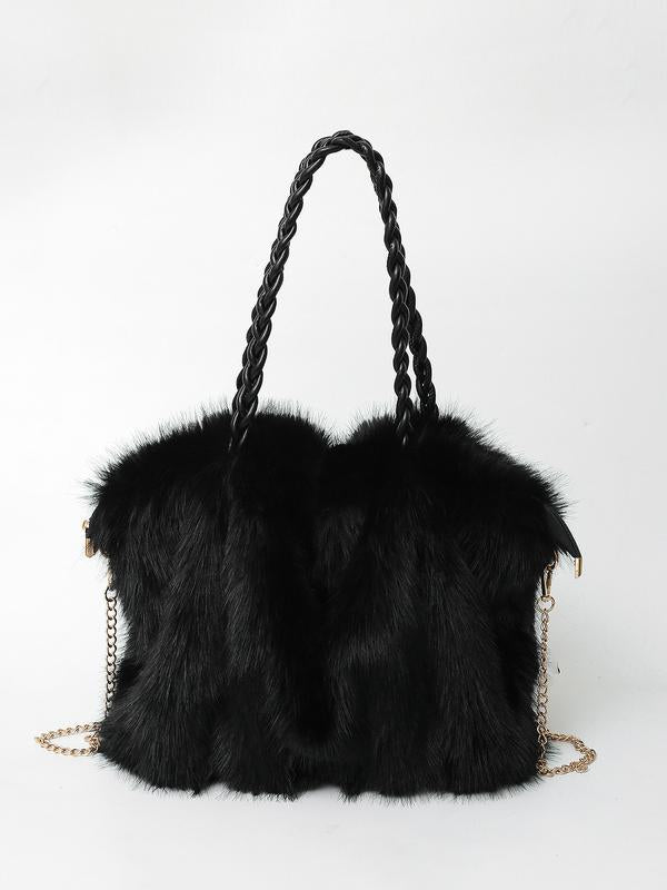 Bethany | Soft Plush Everyday Shoulder Tote