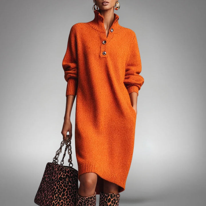 Charlotte | Elegant Knit Midi Dress