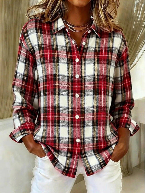 Delacroix | Vintage Print Button Blouse