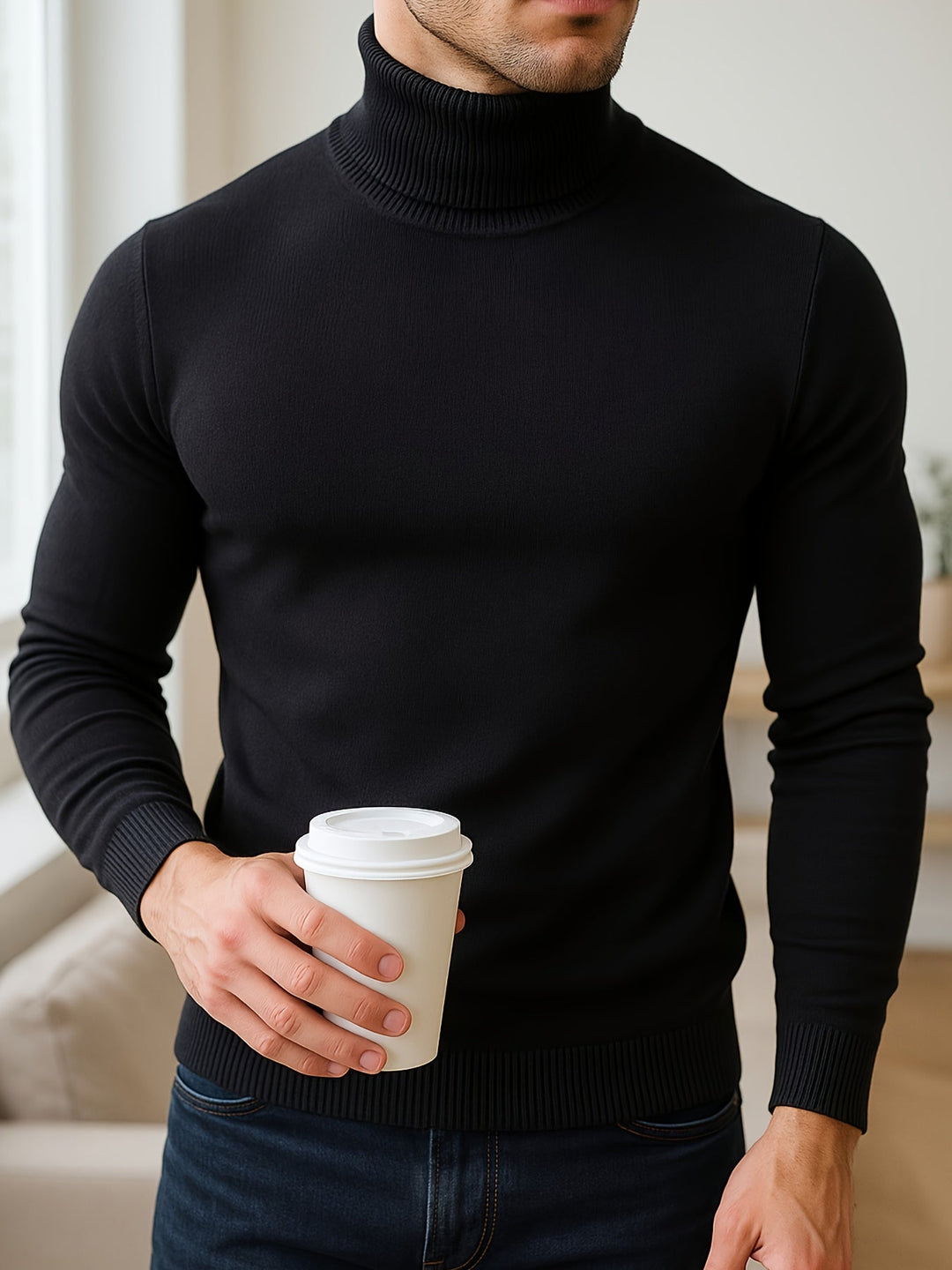 Callum | Classic High-Neck Sweater