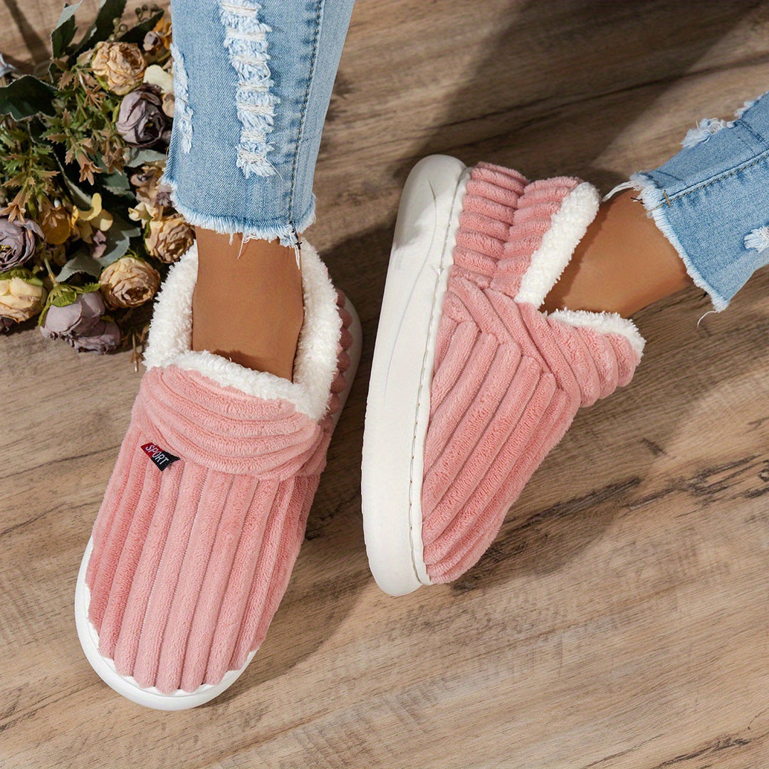 Avery | Soft Plush Indoor Slippers