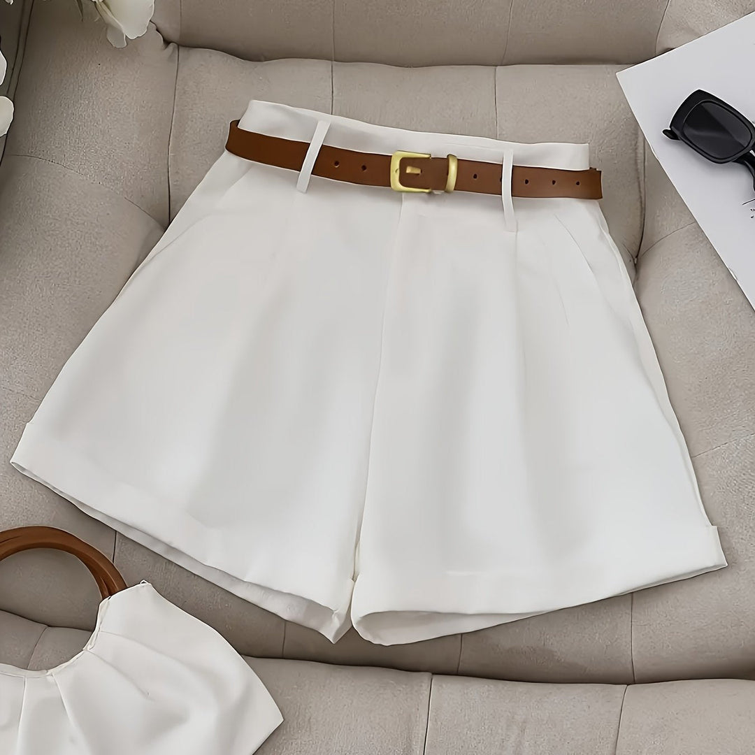 Amelia | Tailored High-Waist Shorts