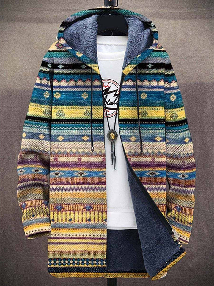 Marigold | Art-Inspired Hooded Cardigan