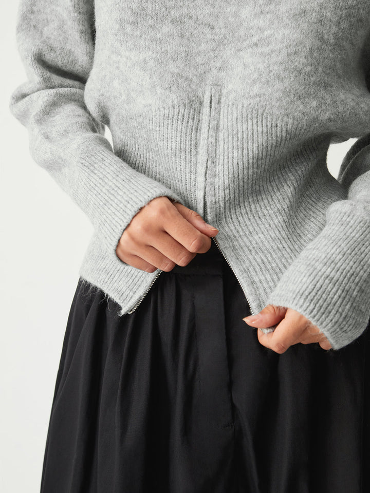 Willa | Side-Zip Knit Sweater