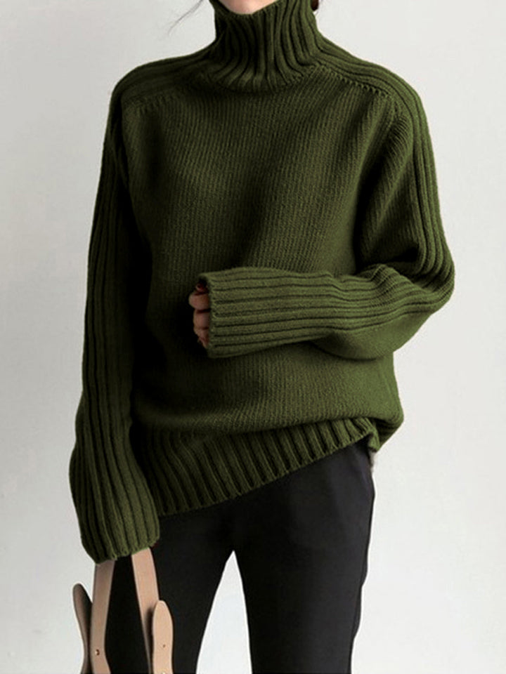Thea | Ribbed Turtleneck Sweater