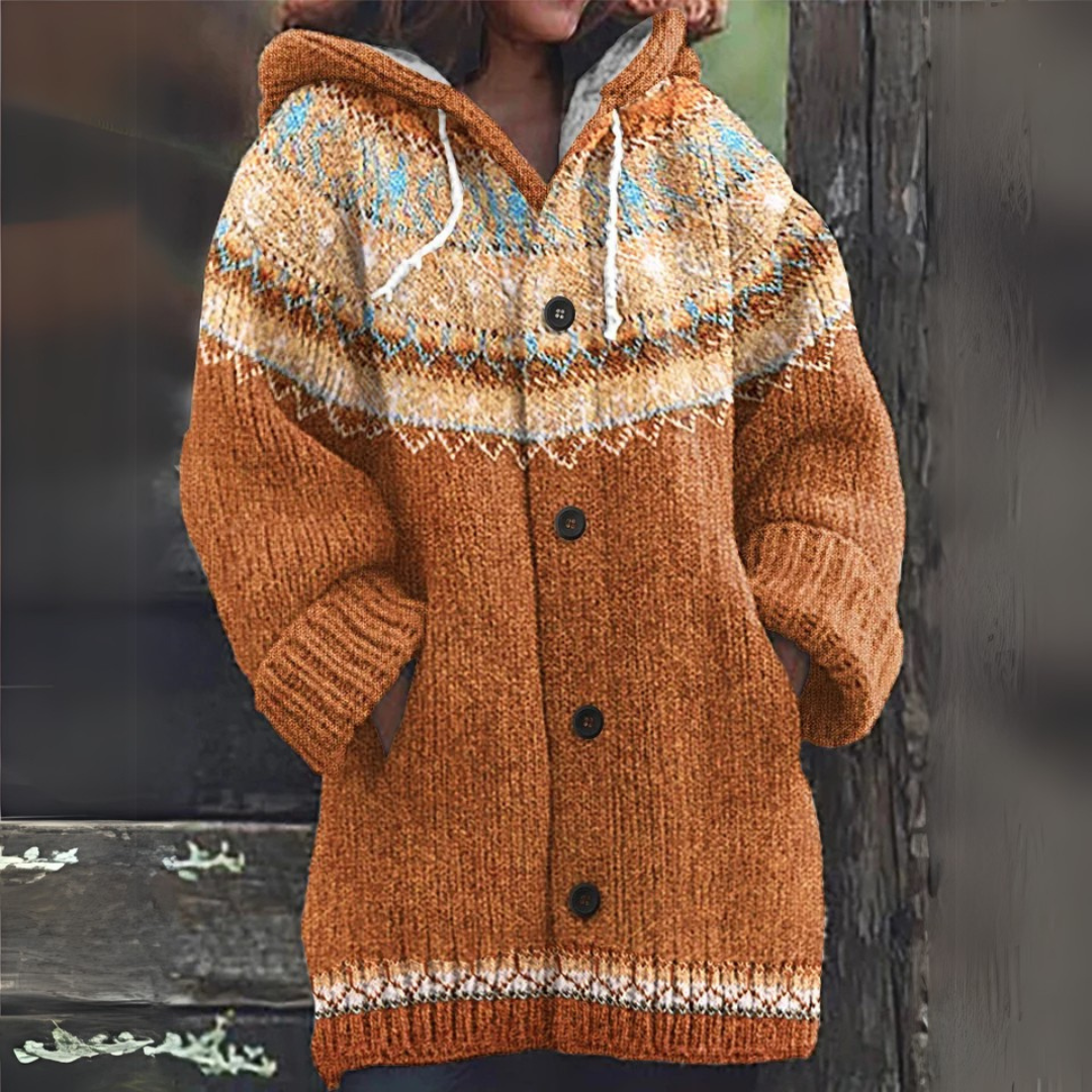 Leonoor | Charming Hooded Cardigan