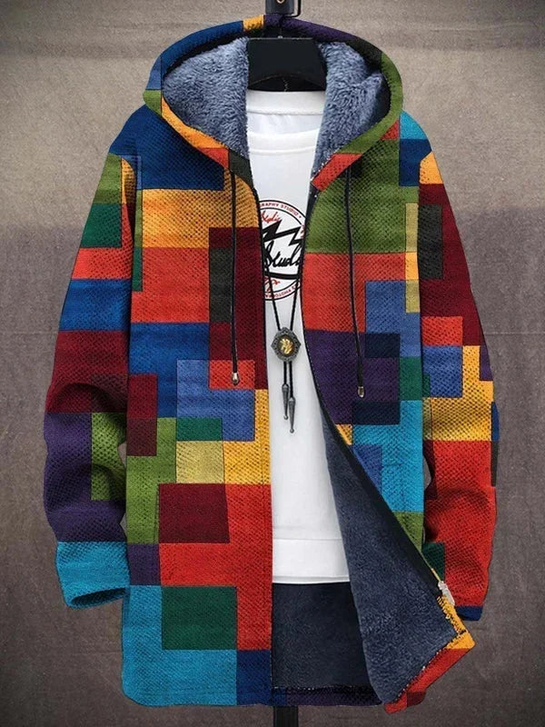 Aubrey | Art-Inspired Hooded Cardigan