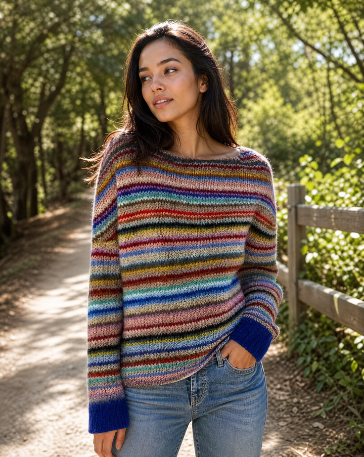 Ruby | Striped Knit Sweater