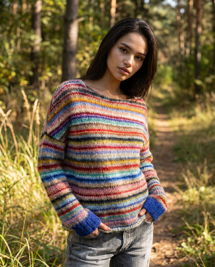 Ruby | Striped Knit Sweater