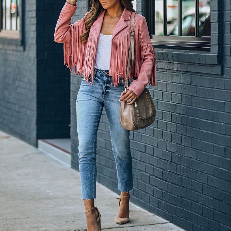 Bianca | Fringe Jacket For Women