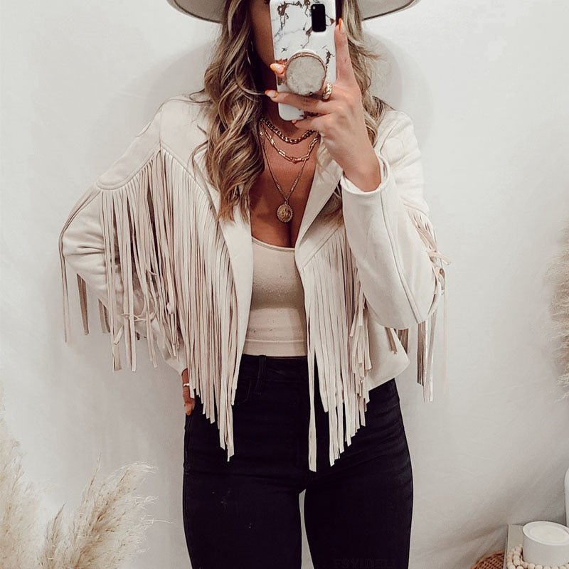 Bianca | Fringe Jacket For Women